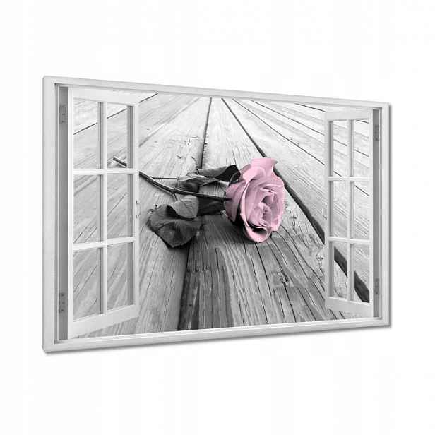 Obrazy 120x80 Pudrová růžová Old pink Rose