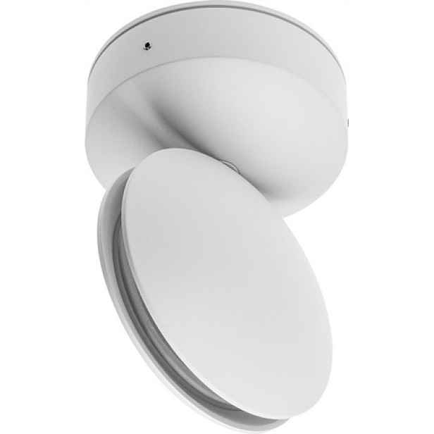 Stropní Led nástěnná lampa Laser 9W 600lm 3000K Bílá Kulatá Gtv