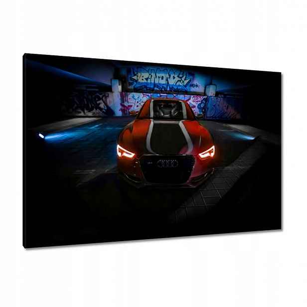 Obrazy 120x80 Červená Audica Audi