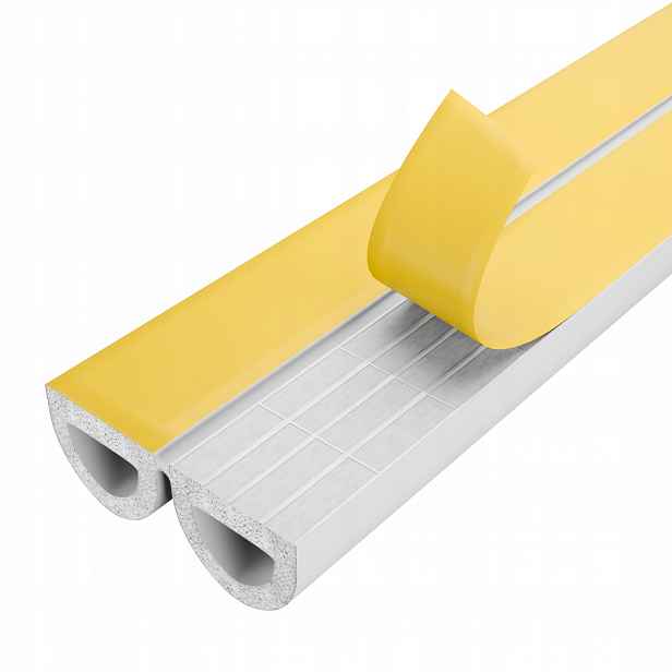 Samolepicí odhlučňovací těsnění pro okna dveří 14x12 mm D Bílá 40 m