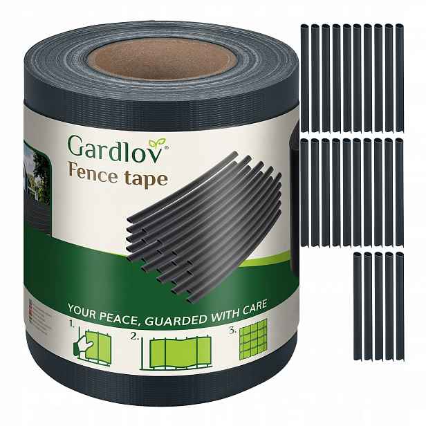 Stínící Panelové Pásy Kryt Panely Plot Antracit Oplocení Uv 19x35 Klipy