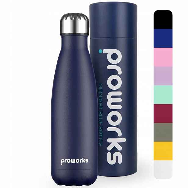 Termoláhev Proworks 500 ml – Nerezová Ocel, Studená 12H Teplá
