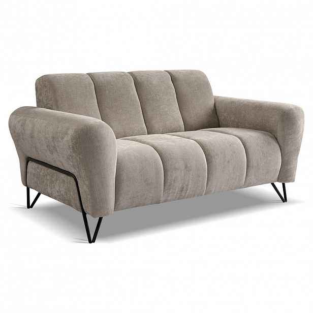 Beautysofa 2MÍSTNÁ pohovka Volare bez funkce spaní, cappuccino