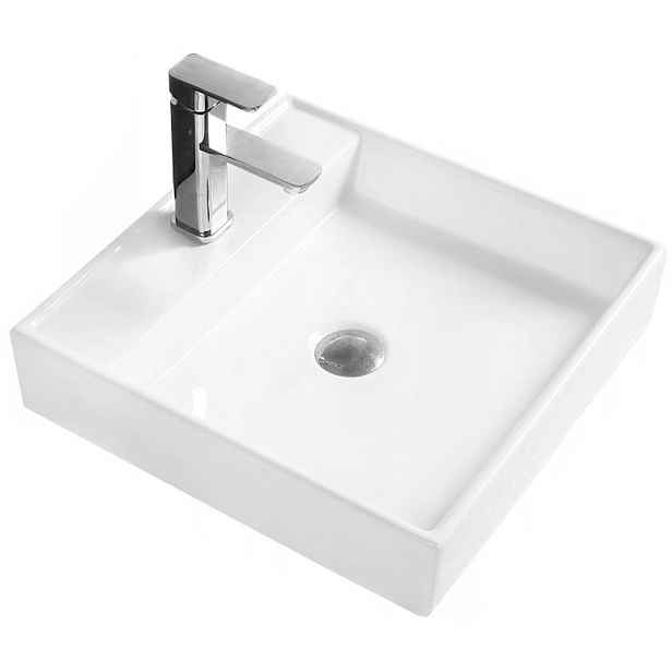 Umyvadlo na desku MEXEN BLANCA 44x44 cm