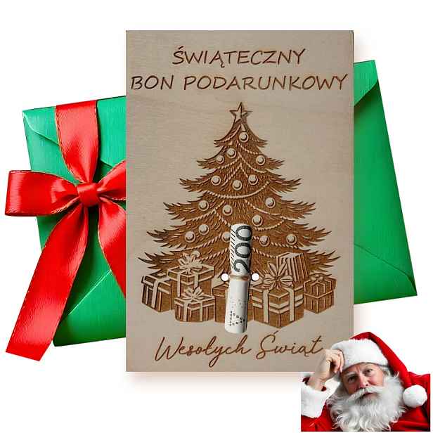 Vánoční Přání Dárkový Poukaz Dárek Pod Stromeček Gravírování Přání