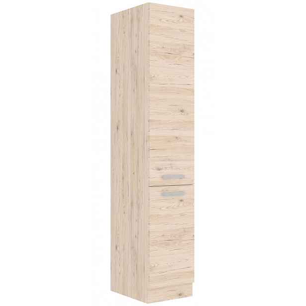 Vysoká kuchyňská skříň Bordeaux, 40 cm, dub bordeaux