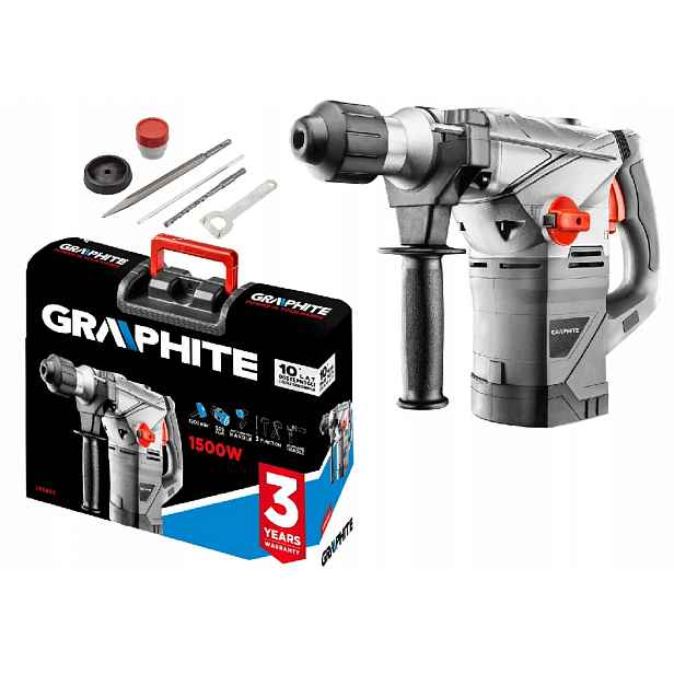 Graphite Vrtací Kladivo SDS+1500W 58G862