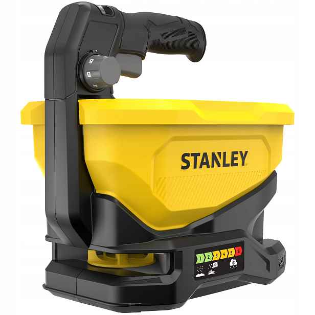 Akumulátorový secí stroj pro rozmetání trávy hnojiva Stanley STCOE300B V20 18V
