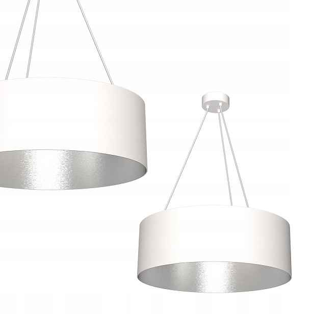 Závěsná lampa Robin Milagro Eko-Light 3xE27 60W Bílá Kovová Stínidlo 70cm S