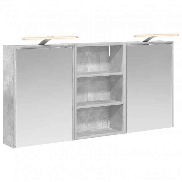 vidaXL Sada koupelnových skříněk 3 ks 126 x 16 x 62,5 cm