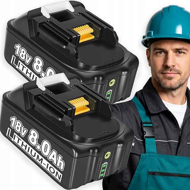 Akumulátor Li-Ion pro Mtakita BL1850 BL1850B BL1860 18V 8Ah-2ks
