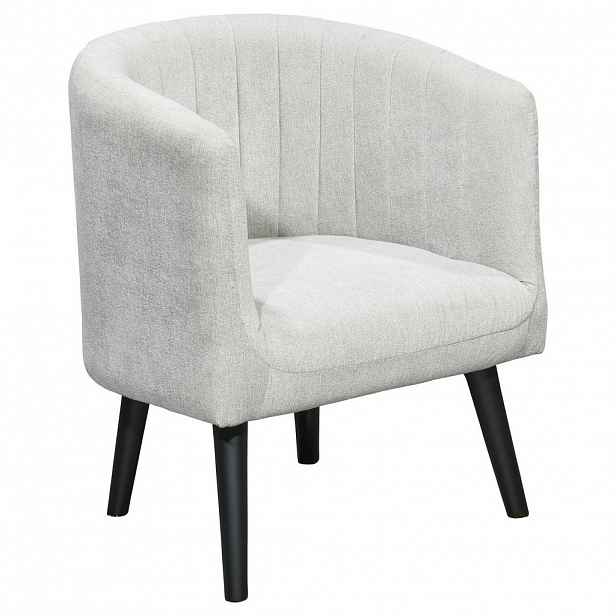 Livetastic KOKTEJLOVÉ KŘESLO, textil, světle šedá
