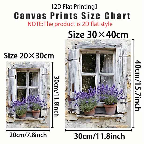 TEMU 2D Plochý, 1ks Plakát Francouzská Levandule Provence Nástěnné Umění - Vertikální Bezrámový Tisk na Plátno Vhodný pro Moderní Minimalistickou