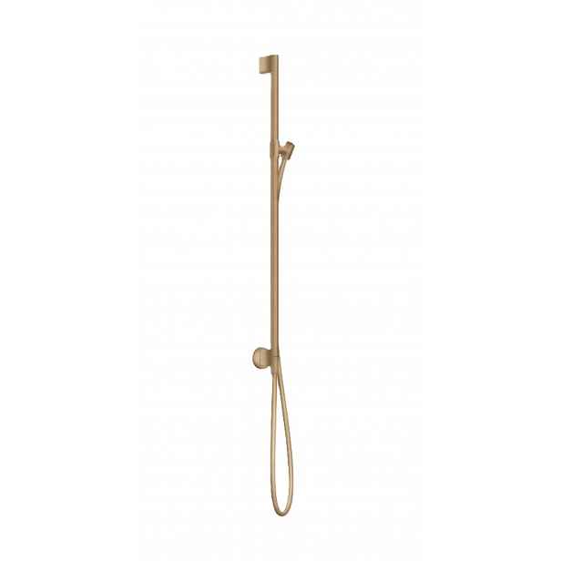 Axor One - Sprchová tyč 97 cm se sprchovou hadicí, kartáčovaný bronz 48792140