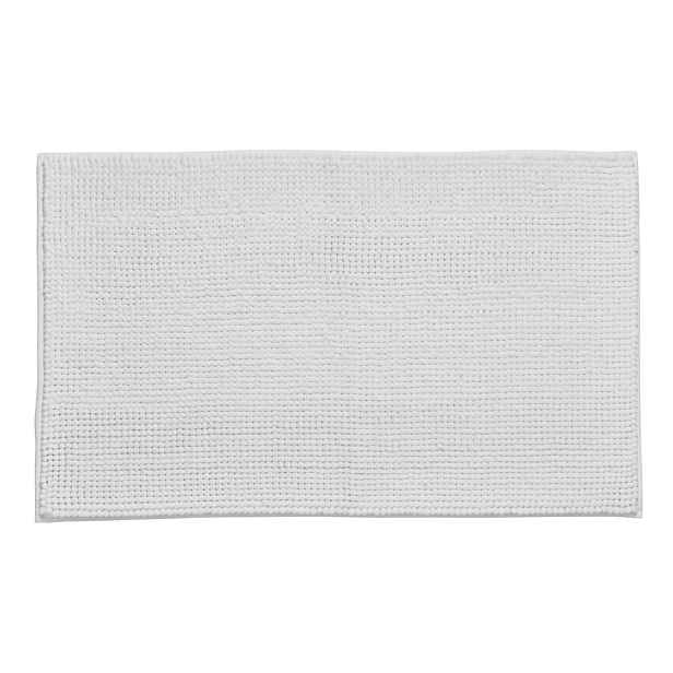 Bílá koupelnová předložka 50x80 cm Bobble – Catherine Lansfield