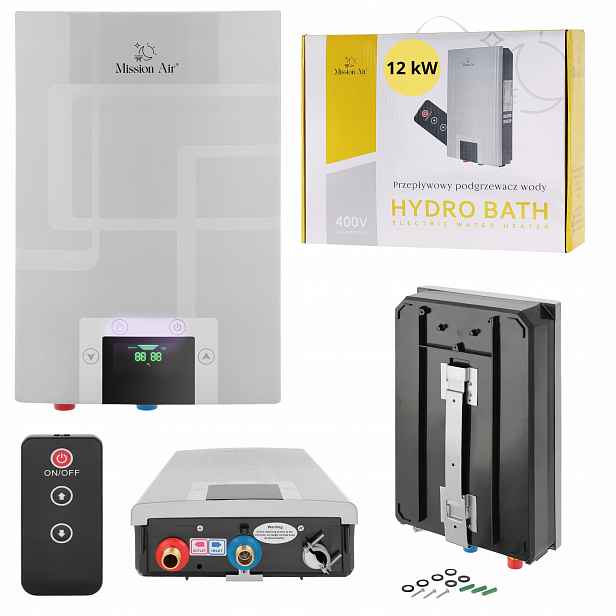 Elektrický průtokový ohřívač vody 12 kW 400 V