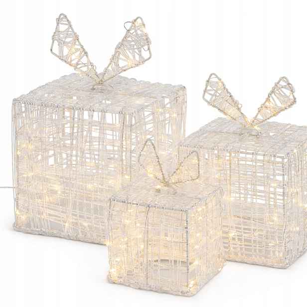 Led Dekorace Vánoční Dárky Sada 3 Ks Livarno Home