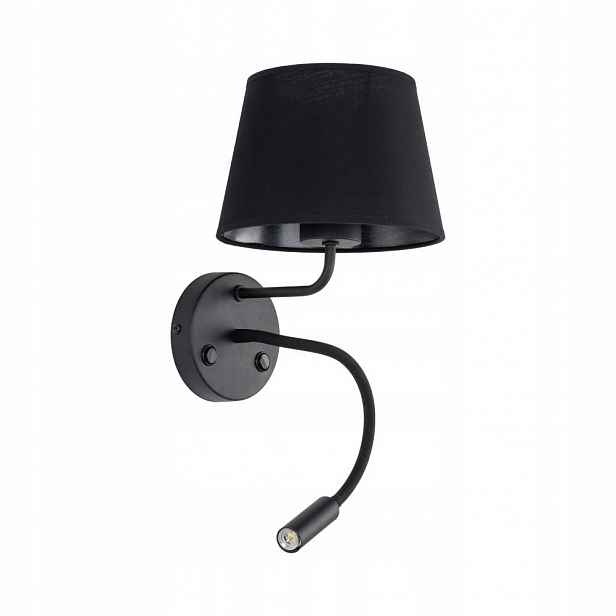 Nástěnná lampa Svítidlo Černá E27 2 zdroje Pohyblivé Maja Tk Lighting