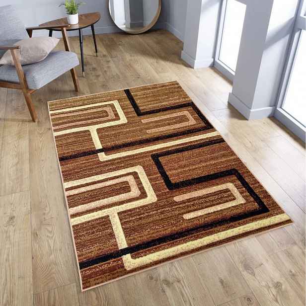 Obdélníkový kusový koberec 140x190 cm LUKEN - béžový