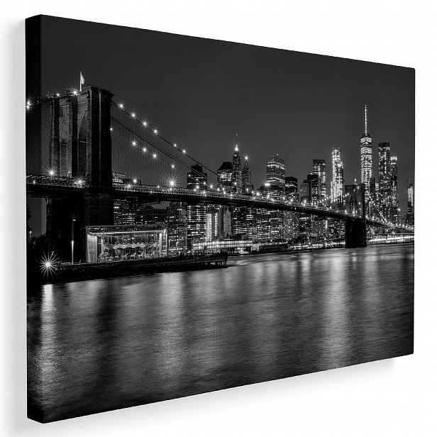 Obraz na plátně most New York Manhattan na zeď do domu obývacího pokoje 70x50