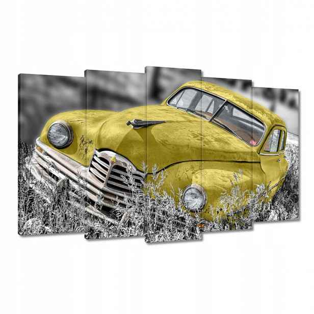 Obrazy 100x60 Žlutý oldtimer