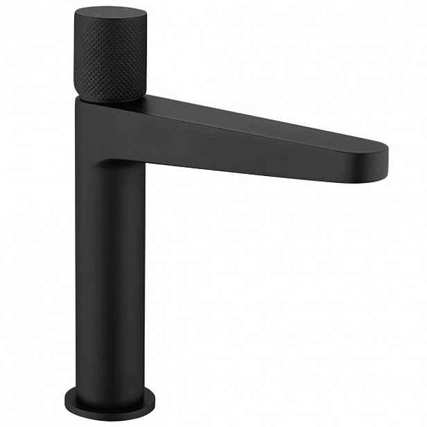 Umyvadlová stojánková baterie Loreta Grip - nízká - černá matná - 423586