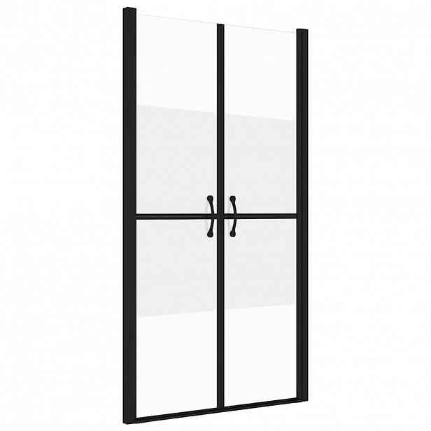 vidaXL Sprchové dveře polomatné ESG (93–96) x 190 cm