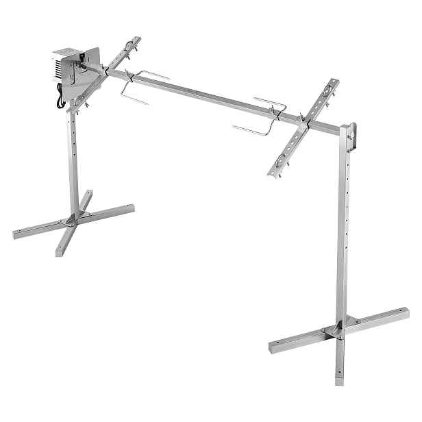Elektrický gril rožeň silný 1422,4 mm 60 kg 220-240 V 8 stupňů ocel