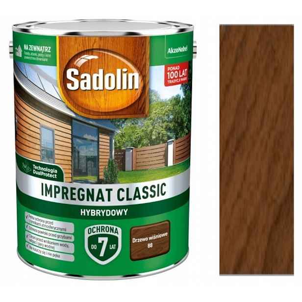 Sadolin Klasická Impregnace 4,5 L, Třešňové Dřevo