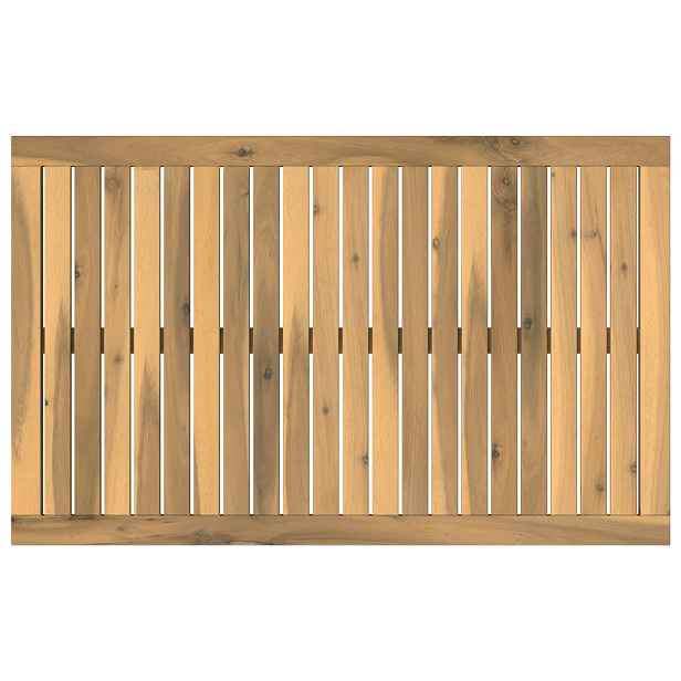 vidaXL Deska stolu 88,5 x 55 x 2 cm Obdélníkový Masivní akátové dřevo