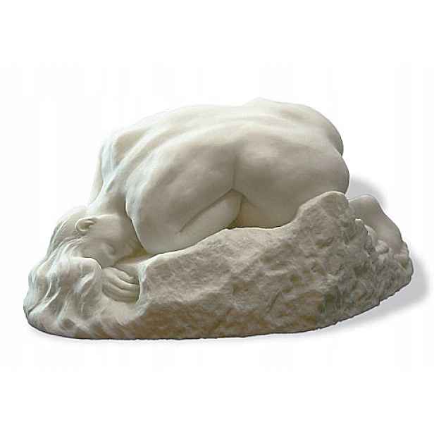 Figurka August Rodin Danaide Parastone 14 cm bílá