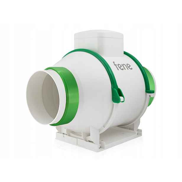 Kanálový ventilátor 198 m³/h domácí koupelnový odtahový, výkonný, tichý, 110 mm
