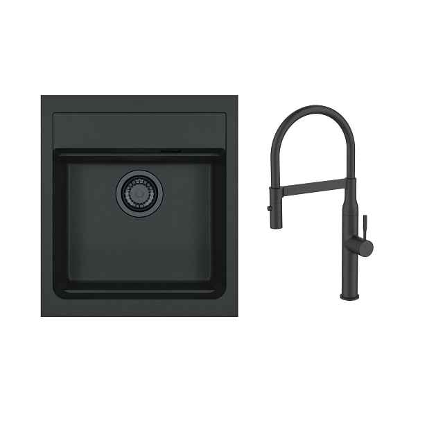 SET ALVEUS ATROX 20 ČERNÝ A90 BLACK EDITION + BATERIE MIRAGE BLACK