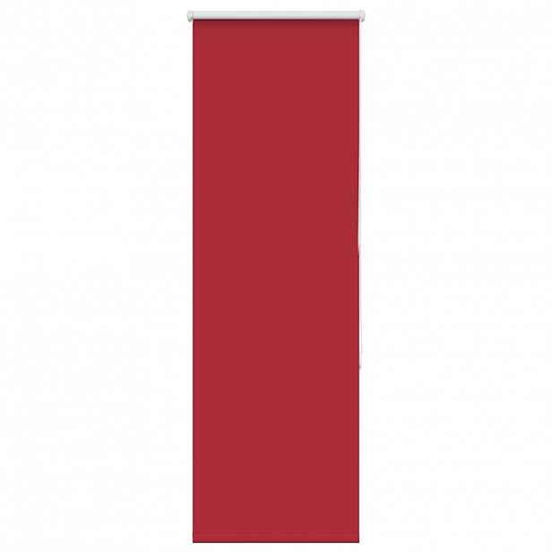 vidaXL Roleta zatemňovací červená šířka látky 35,7 cm polyester