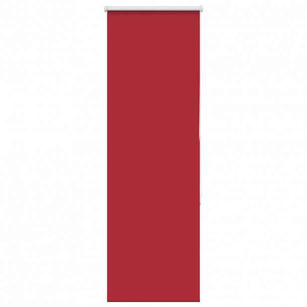 vidaXL Roleta zatemňovací červená šířka látky 55,7 cm polyester