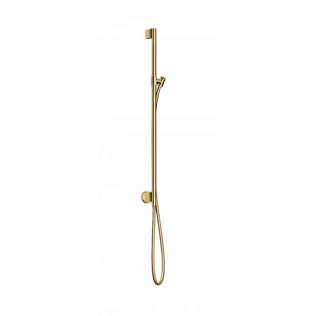 Axor One - Sprchová tyč 97 cm se sprchovou hadicí, leštěný vzhled zlata 48792990
