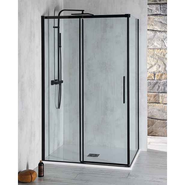 Polysan ALTIS BLACK obdélníkový sprchový kout 1400x900 mm, L/P varianta