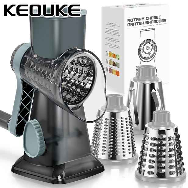 TEMU Kouok struhadlo na sýr, kráječ zeleniny, kuchyňský robot, domácí struhadlo na strouhaní brambor, kráječ, multifunkční
