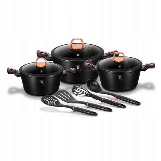 Sada Hrnců Berlinger Haus BH-6154 Black Rose