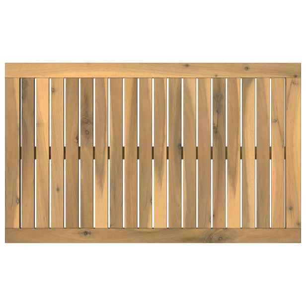 vidaXL Deska stolu 80,5 x 49 x 2 cm Obdélníkový Masivní akátové dřevo