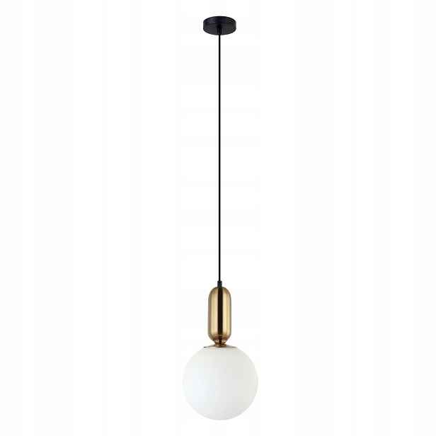 Aldeva Závěsná lampa Hnědá Moderní Kulové Stínidlo E27 40W IP20