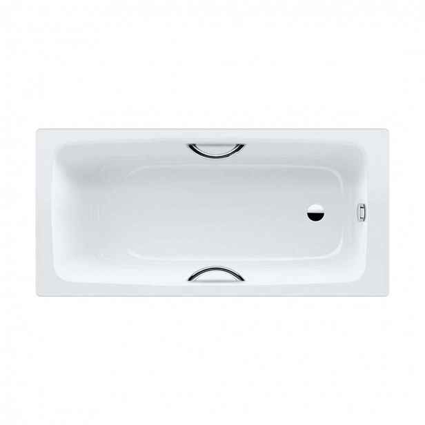 Kaldewei Advantage - Obdélníková vana Cayono Star 754, 160x70 cm, s otvory pro madla, bílá 275400010001
