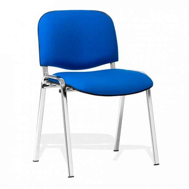 Konferenční židle ISO CHROM modrá