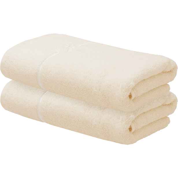 Livarno® Froté ručník, 50 x 100 cm, 500 g/m2, 2 kusy (bílá)