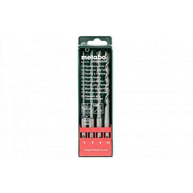 Metabo - 4dílná sada vrtáků SDS Plus 625580000