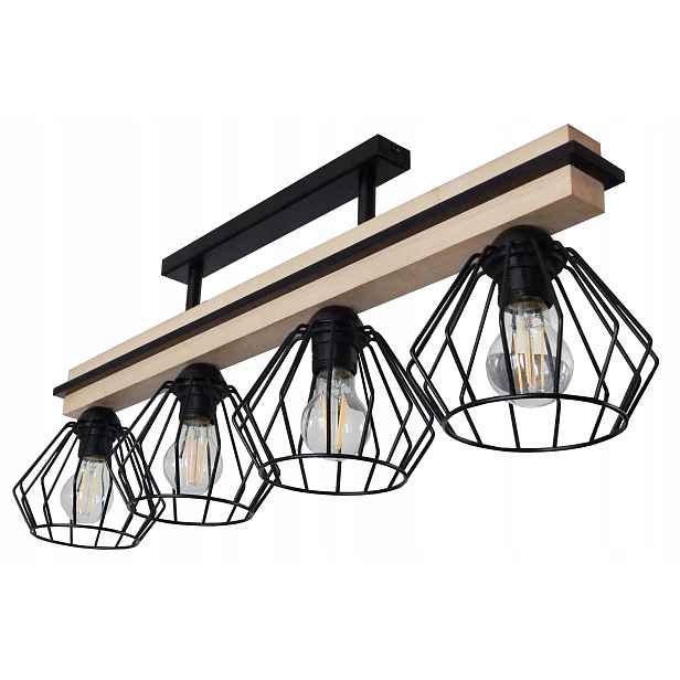Stropní Lampa Dřevěná Do Obývacího Pokoje Altánu Závěsná Led