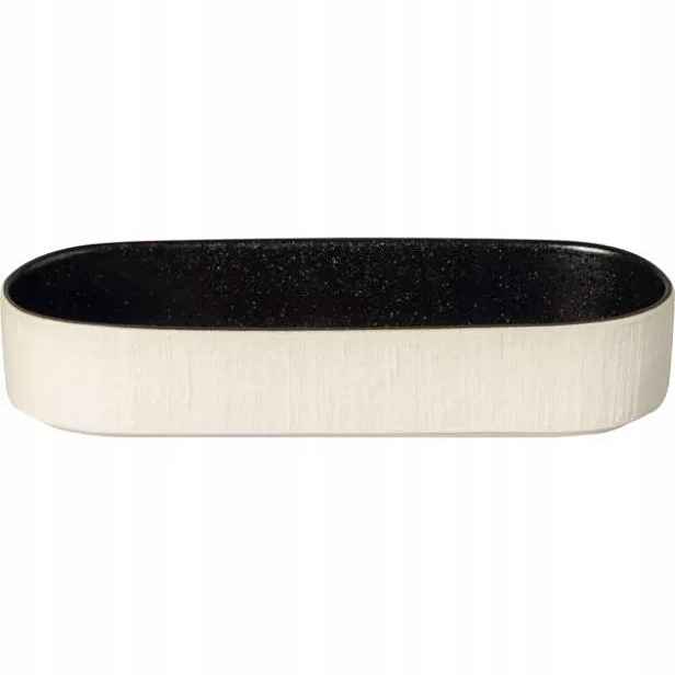 Talíř servírovací Costa Nova Notos 25,4 cm, pískový, oválný