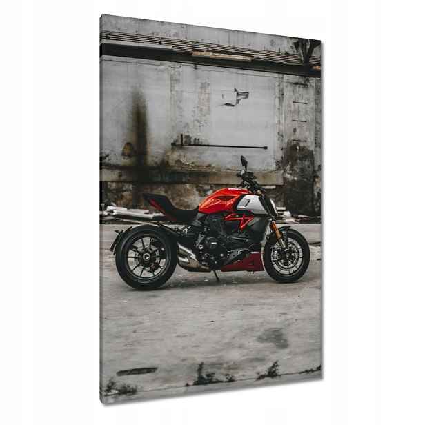 Obrazy 80x120 Červené Ducati Motocykl