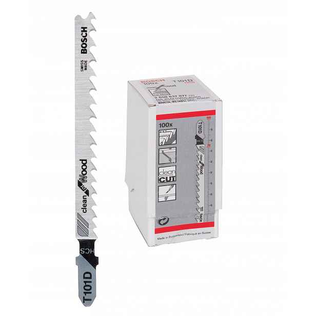 Bosch Pro Pilové Listy Do Pílové Pily T101D 100 Ks