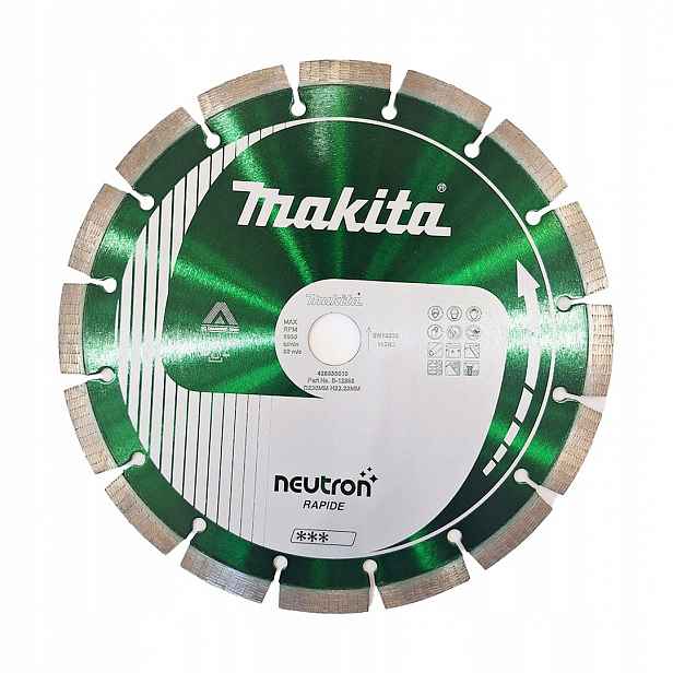 Diamantový kotouč segmentový Makita B-12968 Neutron Rapide 230x22,2 mm 10 mm